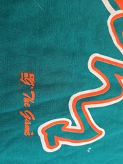 VTG Miami Dolphins Shirt Medium Green NFL Football Graphic Print 90s New NWT