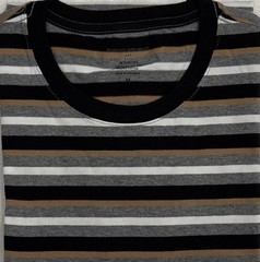 New Banana Republic Men’s Short Sleeve T-Shirt Gray Stripe Size M $20.00