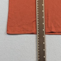 American Giant Supima Cotton T-Shirt Size M Rust Orange Made in USA