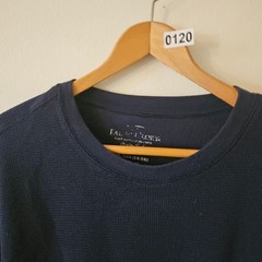 3 Waffle Knit Long Sleeve Thermal Crewneck Shirts