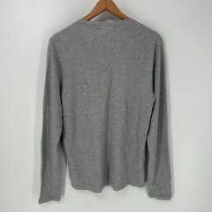 NN07 Shirt Mens Medium Gray Thermal Long Sleeve Crew Neck