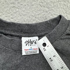 Vintage Shaka Wear Super Max Heavy Long Sleeve Gray Shirt in Mens Size Large