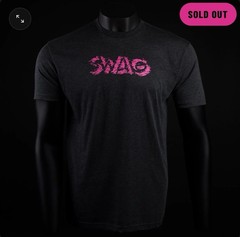 SWAG Golf “Speed Swag” T-shirt XL (Sold Out!) Pink Swag Logo – Brand New!