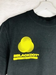 3 Black Dot Men’s Size M Black T Shirt Short Sleeve All Times Doing Neon Love