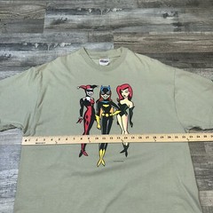 Vintage 1999 Batgirl Harley Quinn Poison Ivy Graphitti Shirt DC Comics Size XL