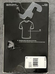 New in Box NIKE men’s $42 JORDAN FLIGHT 2 pack Cotton Stretch Crew Neck Shirts L