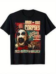 Rob Zombie Captain Spaulding Museum Men’s T-Shirt – Plus Size, L-5XL | Vintage H