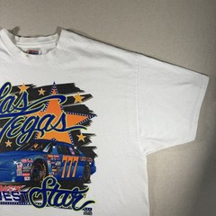 Hanes Heavyweight Vintage Las Vegas NASCAR Shirt Men’s Size XXL 90s