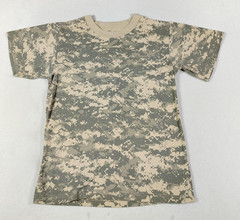 Rothco Shirt Men Small Beige Digital Camo Short Sleeve Military Hunting Tactical