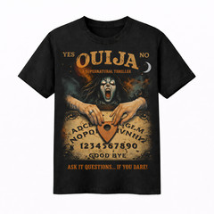 Ouija Board T-Shirt, Vintage Horror Graphic Tee, Classic Halloween Shirt