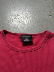 Vintage Polo Ralph Lauren Y2K Thermal Tee Shirt-Size Large