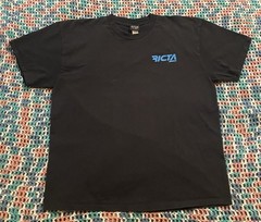 Vintage NHS RICTA Wheels Skateboard Black T Shirt Sz 2XL (25.5in W X 30in L) Y2K