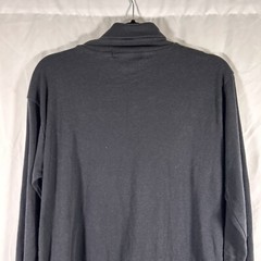 Vintage Knights of Round Table Shirt Men’s Large Black Turtleneck Long Sleeve