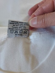 T Shirt By Pluma, White, Size XL, short Sleeve, 100% Cotton, New,