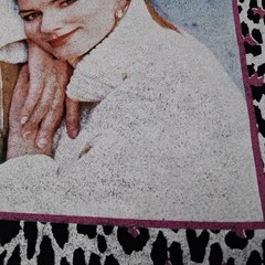 Shania Twain Shirt L/XL Black Graphic T Country Music Singer Cat Print