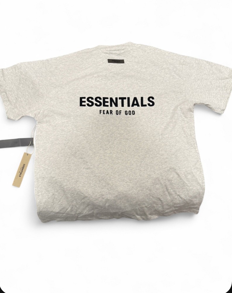 Fear of God Essentials T-Shirt SS22 Light Oatmeal – 100% Authentic (L)