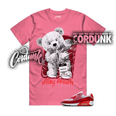 Air Max 90 Peony Light Crimson Team White Valentines Day 2026 T Shirt Match STAY