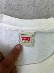 Vintage 1990s Levi’s Jeanswear USA Made Single Stitch Graphic T Shirt XL