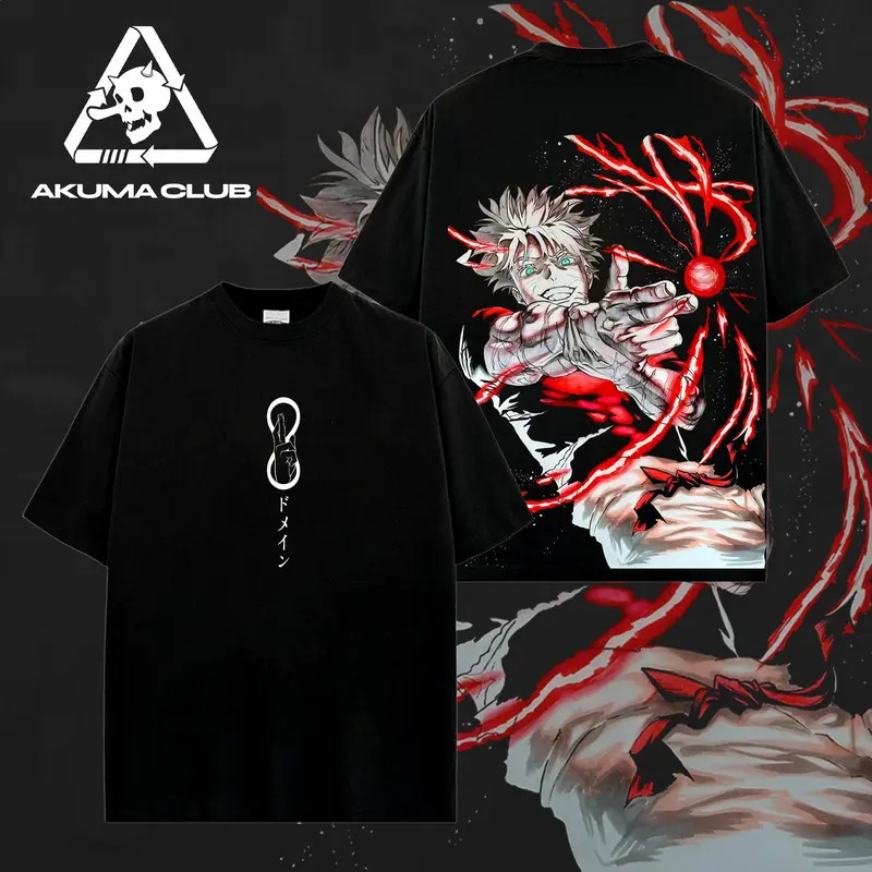 Gojo Satoru – Jujutsu Kaisen Tee Dark Anime Streetwear T-Shirt