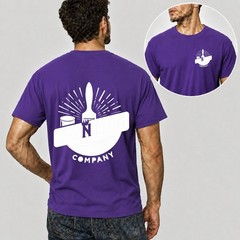 Men Personalised Work T Shirt Custom Trade Logo Painter Mechanic Plumber Uniform