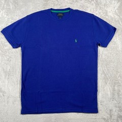 Polo Ralph Lauren Mens Waffle Knit Thermal Crewneck T Shirt Blue Size L G