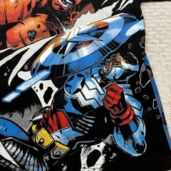 Captain America Red Hulk AOP All Over Print T-shirt Sz XL/2XL Comic Avengers