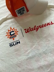 WNBA Connecticut Sun Logo SGA 20th Anniversary Season Shirt Size XL Vintage 2022