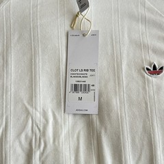 Adidas x CLOT Edison Chen Long Sleeve Ribbed Tee Core White Size: Asia M/US S