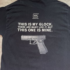 VTG Glock G17 Firearms T-shirt XL R Lee Ermey Gunny Approved Black Rare