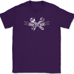 Mechanic Your Text Here Custom T-Shirt Personalized Car Truck Tee