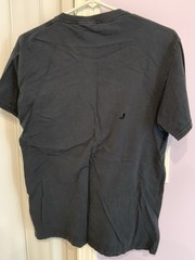 Exercise Fries Fruit Of The Loom T-Shirt Size M Black Small Hole On Back