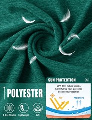 UPF 50 Shirts for Men Long Sleeve Lightweight Dry Fit Sun Protection Shirt Su…