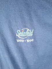 Vintage 90s Seinfeld 1989-1998 T Shirt Official Show Promo NBC Mens L Made In US