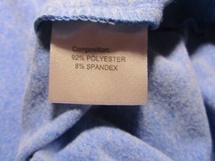 TACVASEN Mens 1/4-Zip Long-Sleeve Shirt, Blue, Polyester, Size L, New