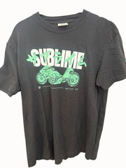 Sublime Security Defcon 33 Akira Motorcycle Japanese Anime Black T-Shirt M