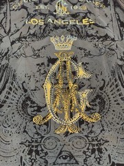 Christian Audigier — “Skull & Roses” Y2K Graphic Long sleeve Thermal — Size M