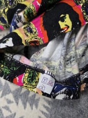 Vintage Michiko Koshino Pop Art Portrait All Over Print Long Sleeve Shirt Mens M