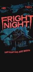 Fright Night Movie Shirt XL AOP🌙 WELCOME TO FRIGHT NIGHT🦇 Cult Horror 🏡 RARE