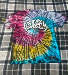 XL LSDream Choose Your Adventure V.2 Tie Dye Double-Sided Graphic Print T-Shirt
