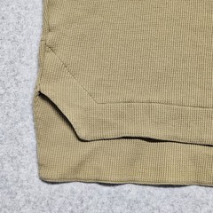 Asos Design DF COLLECTION Thermal T Shirt Olive Green Medium