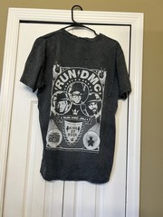 Hollister Run-DMC Graphic Print Men’s Relaxed Fit Tee M Black Crew Neck SS