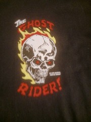 Ghost Rider T-Shirt Mens 2XL Black Marvel Whatnot Motorcycle Harley Skeleton