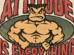 Vintage 90s Bad Boy Club Gray Single Stitch Cotton T Shirt Mens XL USA Made