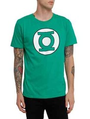 DC Comics Originals Mens Green Lantern Costume Cosplay Classic Logo Shirt New S