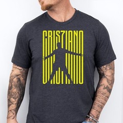 CRISTIANO 7 Football themed Soft Ring Spun Pre-Shrunk Cotton T-Shirt