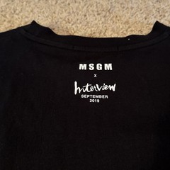 RARE MSGM Capsule Collection With Interview Magazine Shirt RuPaul Cover M/L