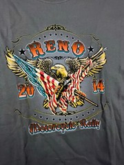 Reno Nevada Bike Show Rally T Shirt 2014 Motorcycle Biker Tee Mens XL