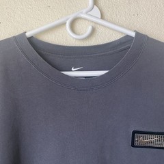 Nike Devin Booker T-Shirt Men L OVERSIZED Basketball Essentials Long Sleeve
