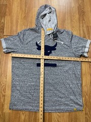 Under Armour Shirt Mens XL Gray Project Rock Terry Sleeveless Hoodie Gym New