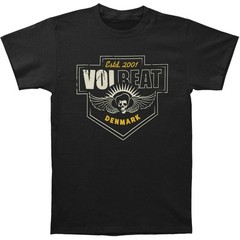 Men’s Volbeat Cross Crest T-shirt Medium Black